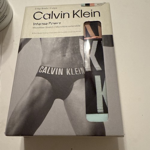 CALVIN KLEIN INTENSO PODER MICROFIBRA ELÁSTICA 3 CADERAS -BREVE - NUEVO - Imagen 11 de 13