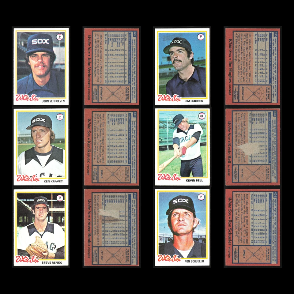 Lote De Colección Medias Blancas de Chicago Sin Duplicados 50 Tarjetas de Béisbol Topps Distribuidor A Granel Foto 3 de 4