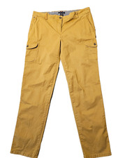 Tommy Hilfiger Womens Denim Cargo Pocket Pants Skinny Denim Mustard Size 10