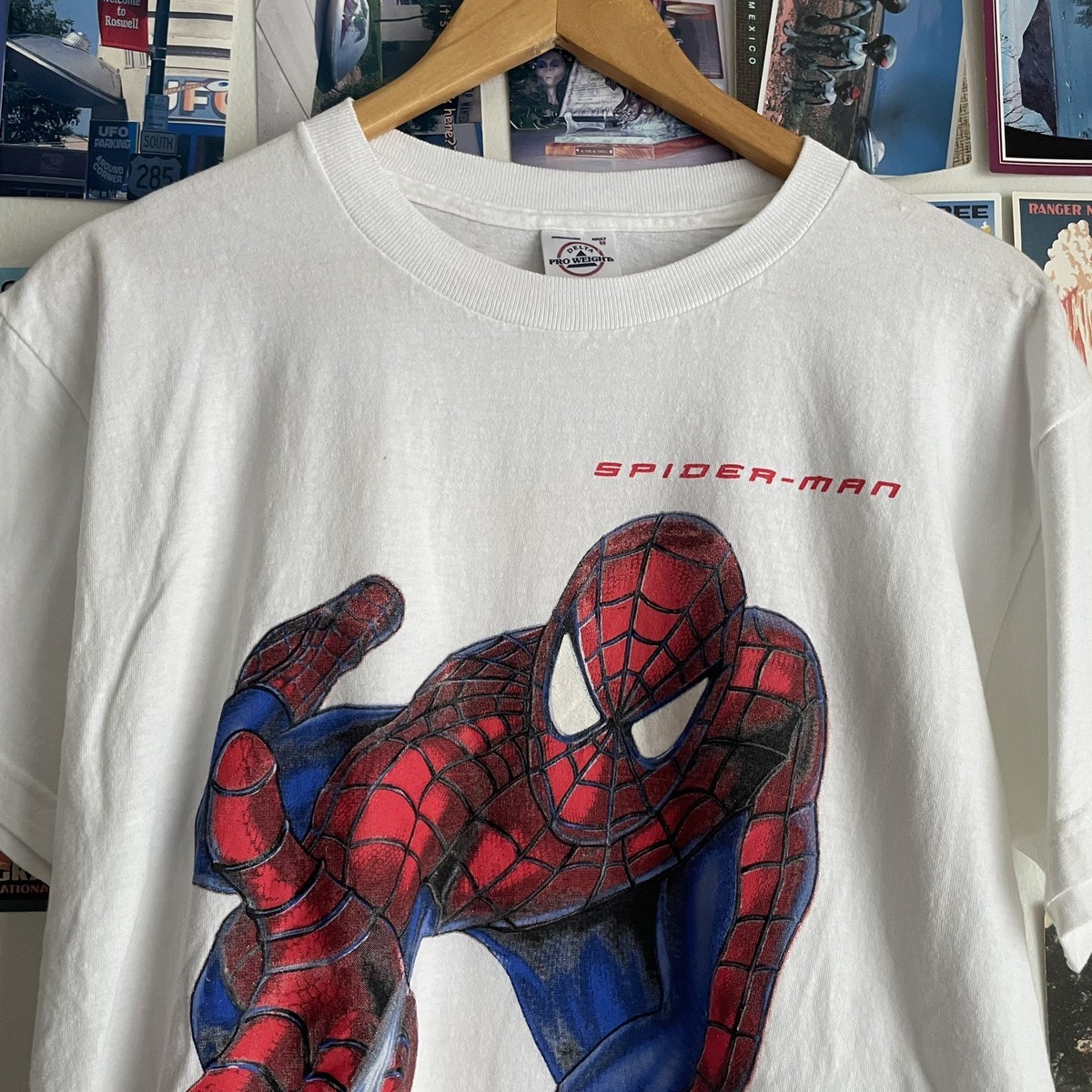 Vintage 2002 Spider-Man Movie Promo T-Shirt Size Medium Marvel | eBay