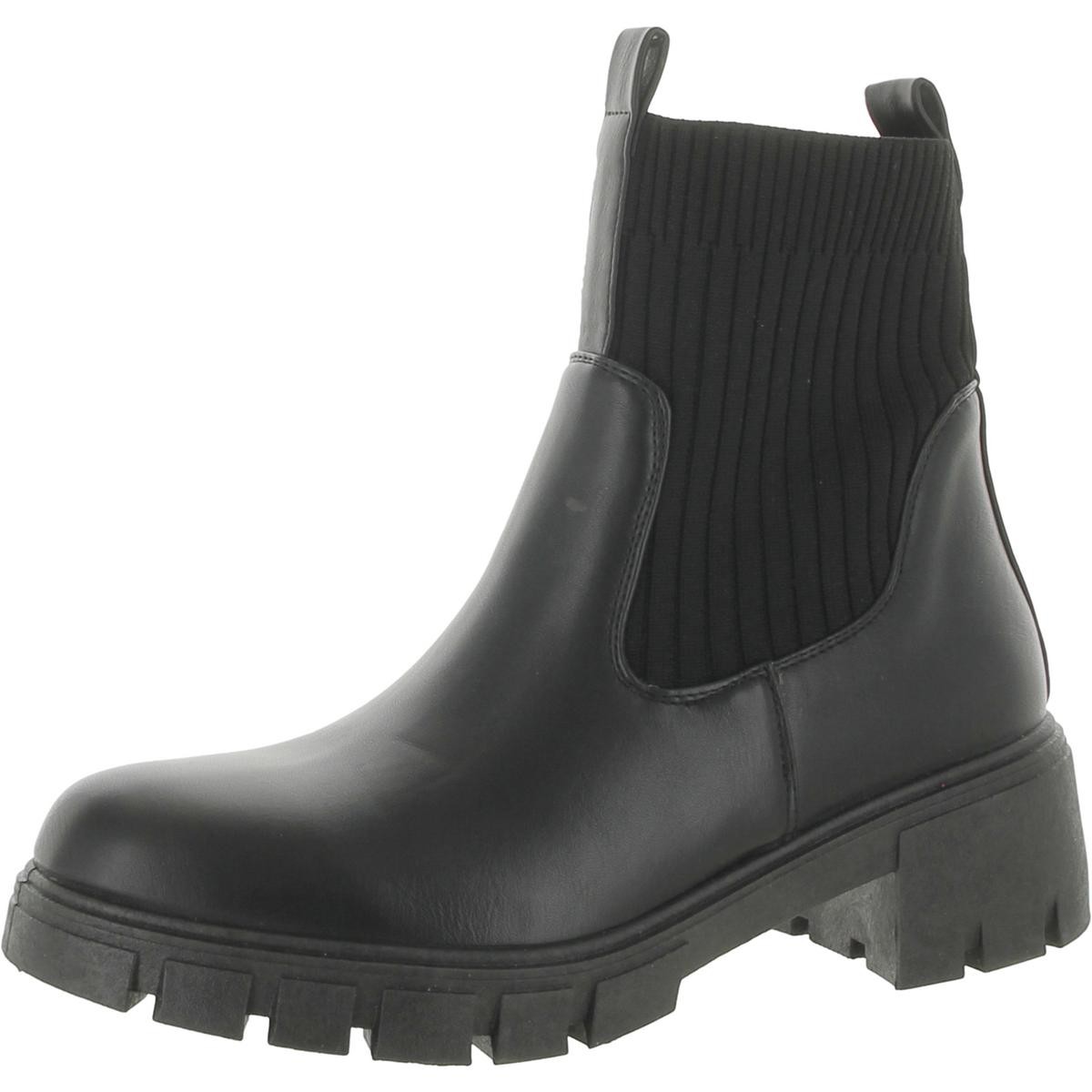 Разыскиваемые женские ботильоны с черным носком на молнии, размер 7,5 (B,M) BHFO 7185