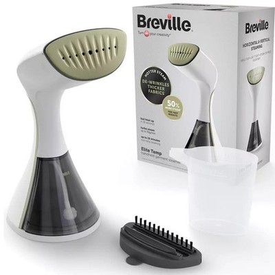 Breville EliteTEMP 1500W Hand-Kleiderdampfer weiß/gold