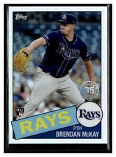2020 Topps Chrome #85TC-13 Brendan McKay 1985 Topps Baseball RC Rays