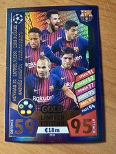 Match Attax 17/18 PES Attack Card Limited Edi...