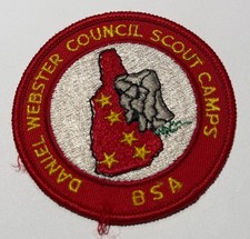 Daniel Webster Council Camps New Hampshire    Camp Patch Boy  Scout FD3