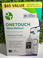 OneTouch Verio Reflect Starter Kit w/ 25 Test Strips - New Exp 11/26