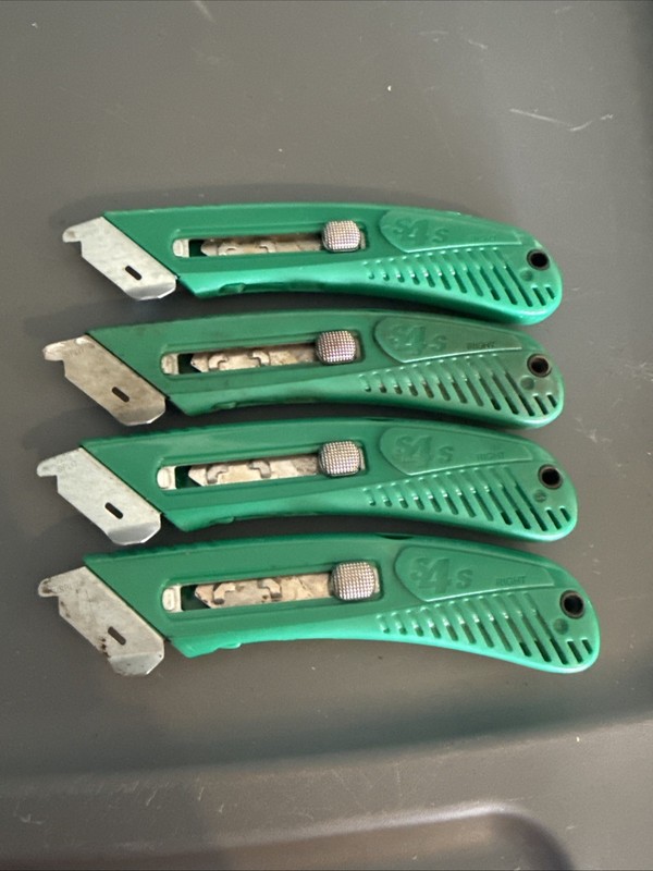Pacific Handy Right Handed Cutter S4R (4 pack) Safety Knife Used