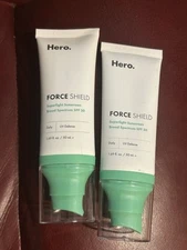 2X Hero Force Shield Superlight Broad Spectrum SPF30 Sunscreen 1.69 oz Exp 10/25
