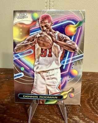Topps Chrome Cosmic Dennis Rodman Chicago Bulls #22 - NEW