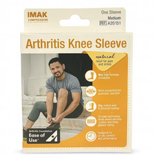 IMAK Arthritis Knee Sleeve Medium 1 Pack New