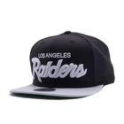 Los Angeles Raiders Vintage Script NFL Snapback Cap - Mitchell & Ness N.W.A Hat