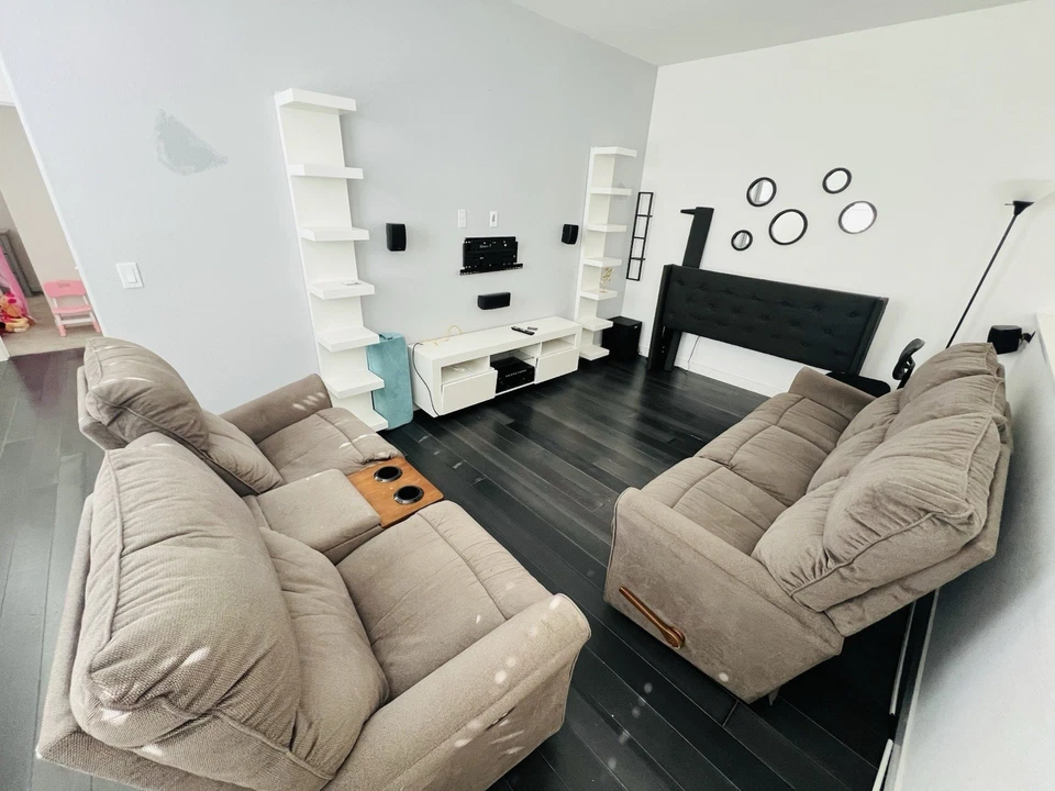 Reclining Sofa Set with Cup Holders and Storage Console - Image 4 of 4