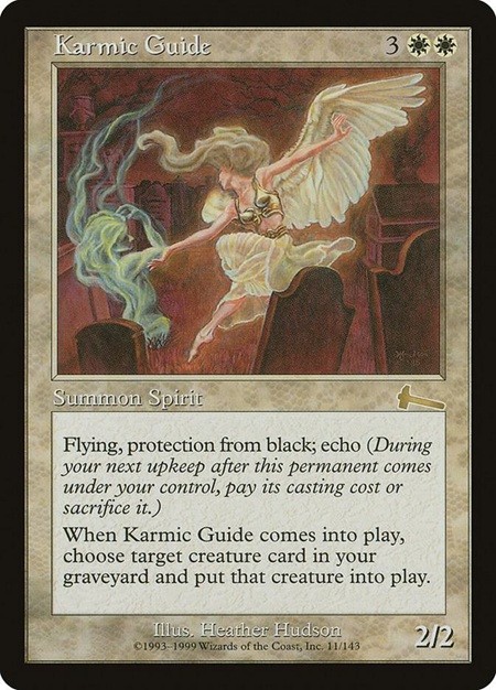 Karmic Guide LP #11 Urza's Legacy MTG