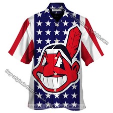 Team Cleveland Indians Unisex Hawaiian Shirt