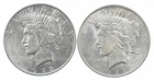 1922 & 1922 & Peace Silver Dollar $1 Bullion Collection Lot *856