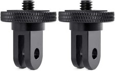 Camera Tripod Mount for Gopro Adapter, 2Pcs 1/4-20 Screw Conversion Adapter GoPr