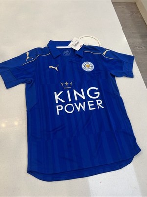 Leicester City LCFC 2016-17 Heimtrikot Puma Kids Kinder Blau No Name Neu