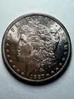 1887-O Morgan Silver Dollar Uncirculated Mint State 63