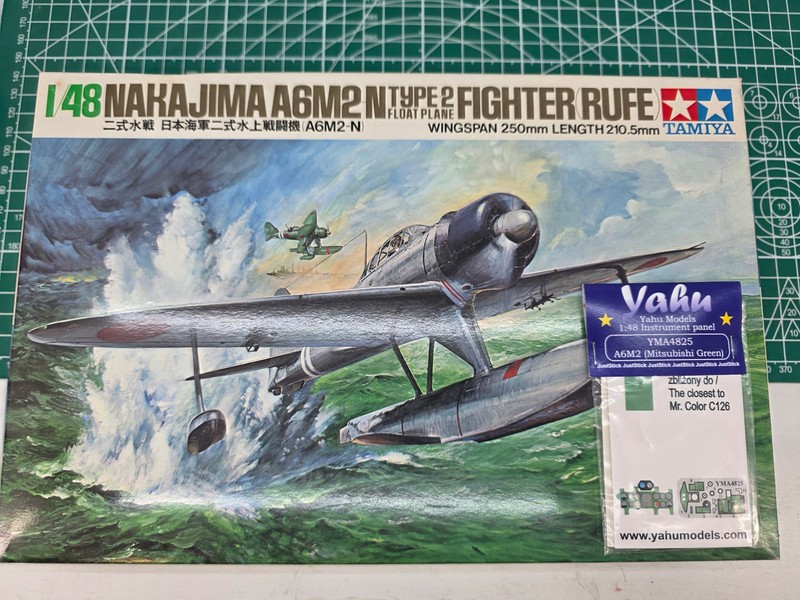 Tamiya 1/48 Nakajima A6M2-N "Rufe" Floatplane Kit + Instruments Photo Etch