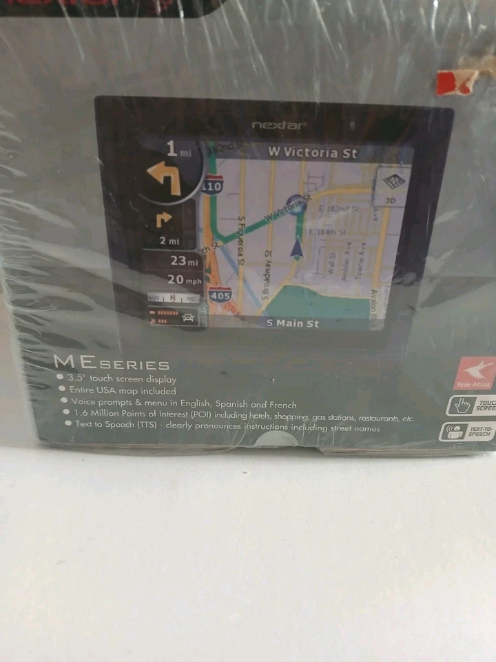 Nextar ME Series GPS Navigation System 3.5 Touch Screen Display Text To Speech - Image 2 of 4