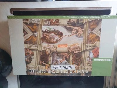 Puzzle 8000 Teile Sixtinische Kapelle Goldprägung neu Original  136 X 176 - Bild 1 von 4