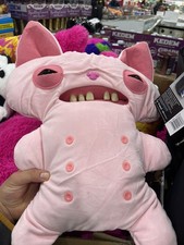 18 Fuggler BIGG FUGG Wrinkle McStinkles Hairless Cat Pink Plush