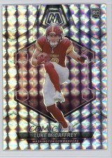 2024 Panini Mosaic Rookies Mosaic Prizm Luke McCaffrey #376 1sj2