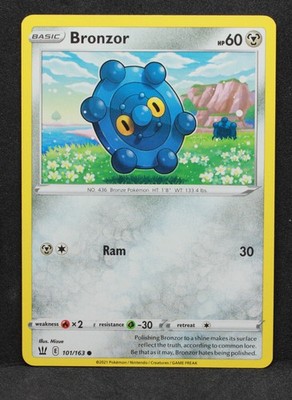 Bronzor 101/163 SWSH05: Battle Styles Normal Common Pokemon - NM2