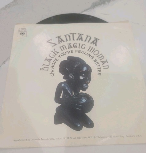 SANTANA PICTURE SLEEVE + 45 BLACK MAGIC WOMAN