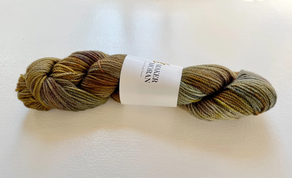8 Ply Hand dyed yarn, Maker Moran, 100% SW Merino , 100g, machine washable