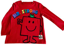Mr Strong long-sleeved top. 18 - 24 months.