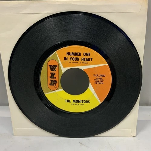 THE MONITORS Vintage 45: Number One In Your Heart / Greetings This is Uncle Sam
