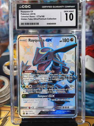 Rayquaza-GX graded CGC 10 for sale on eBay