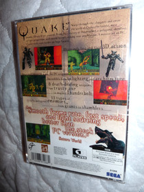 Quake (Sega Saturn, 1997) authentic complete w/ box and manual nr.mint tested