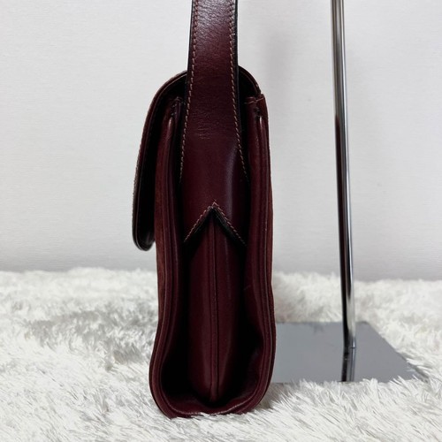 Bolso de Hombro GUCCI Vintage GG Gamuza Burdeos - Imagen 17 de 20