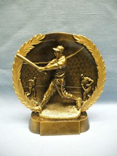 BASEBALL trophy resin heavyweight self-standing RFH501