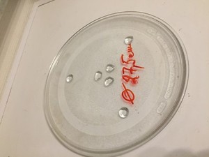 Drehteller,Teller für Mikrowelle.Ø 27,5 cm.
