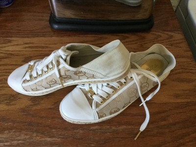 mk white shoes