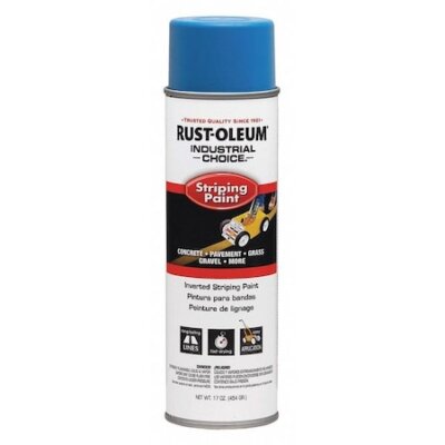 Rust-Oleum 263446 Industrial Choice Striping Paint, 18 Oz, Dark Blue, Solvent