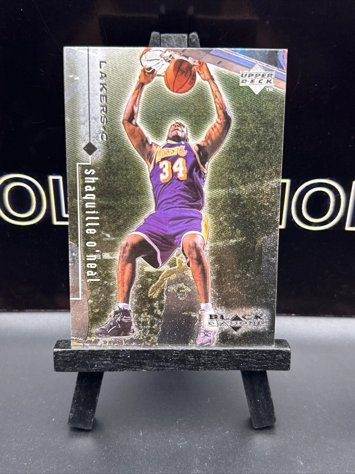 1998-99 Black Diamond Los Angeles Lakers Basketball Card #45 Shaquille O'Neal NM - Image 2 of 4