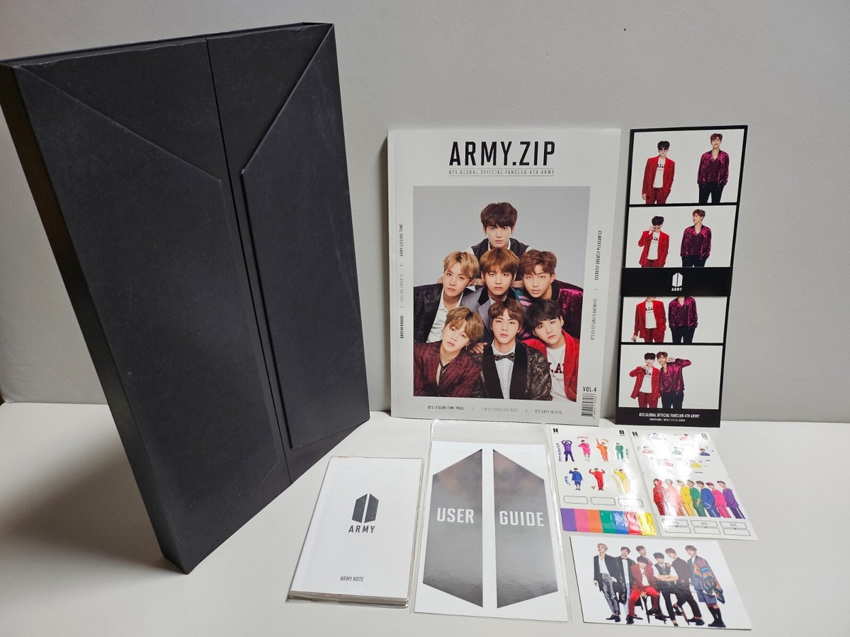 BTS Official Global Fanclub Army Membership Kit 4th / Full
