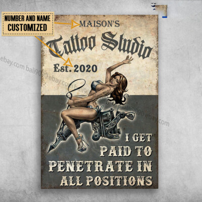 Tattoo Studio All Positions, I Get Paid To Penetrate In All Positions Customi...