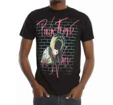 HOT! Pink Floyd The Wall Scream T-Shirt, Short Sleeve Cotton T-shirt, Size S-5XL
