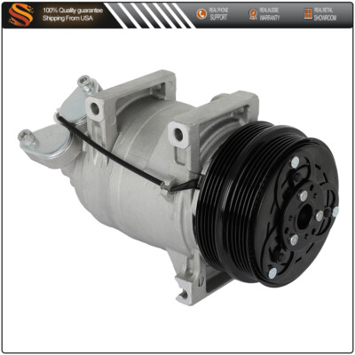AC A/C Compressor w/Clutch For Volvo 08-13 C30 / 06-13 C70 / 05-11 S40 V50