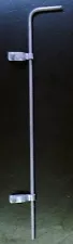 30" Drop Rod Pin / Cane Bolt w/ Guides Latch for chain link fence gate chainlink