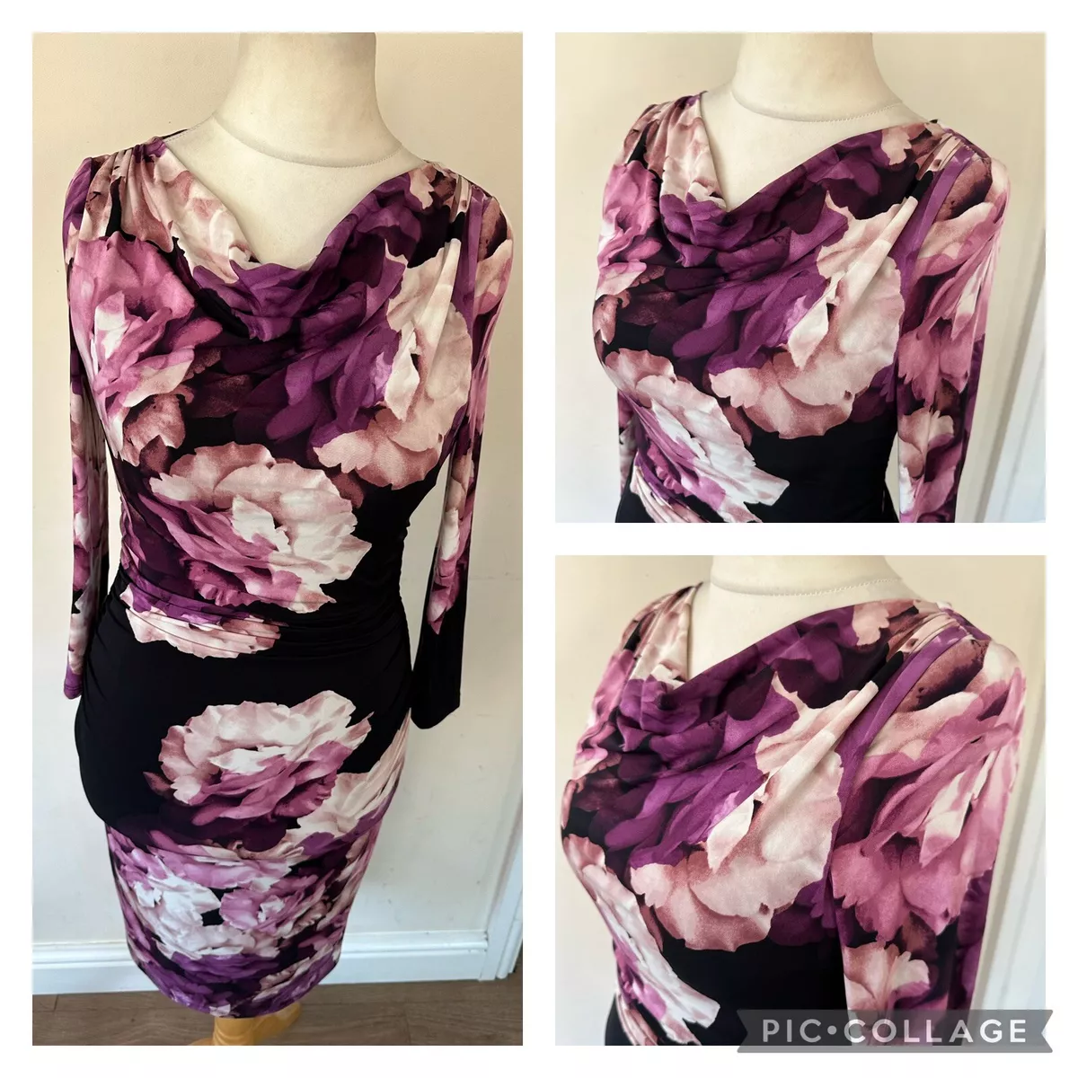 Ruched top wiggle dress