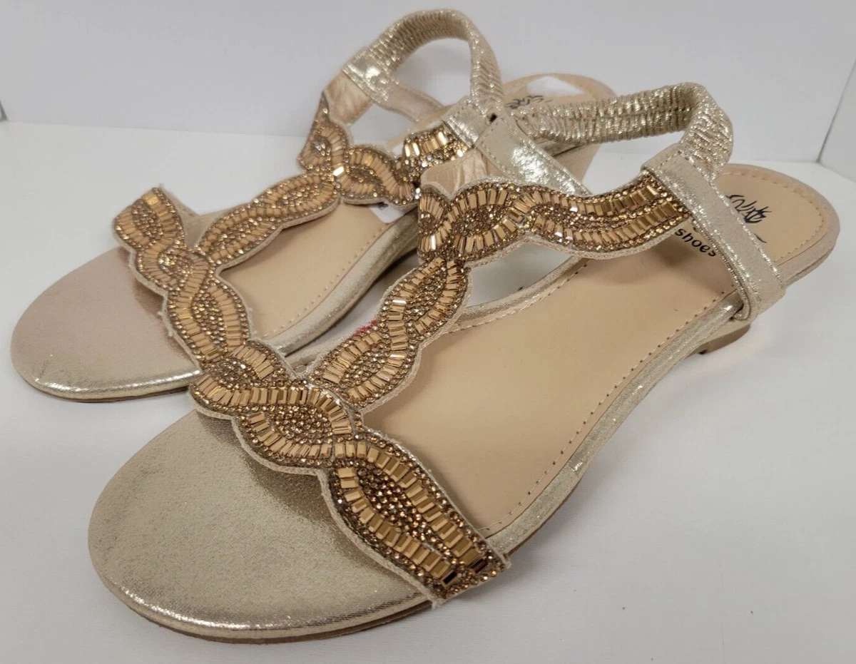 Ebay gold sandals 2025