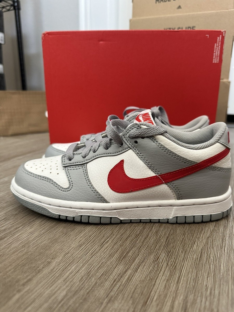 新品25cm／Nike Women's Dunk Low \"Grey/Red\" BUY Nike Dunk Low Grey Team Red | Kixify Marketplace