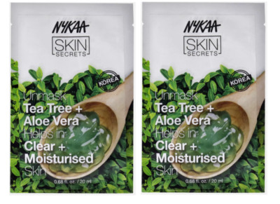 2 - Nykaa Naturals Skin Secrets Bubble Sheet Mask - Tea Tree and Aloe Vera