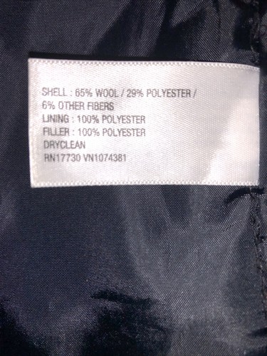 BEAUTIFUL, WARM Men's Wool Four Pocket Military Field Jacket Men's Large (L) - Picture 6 of 7